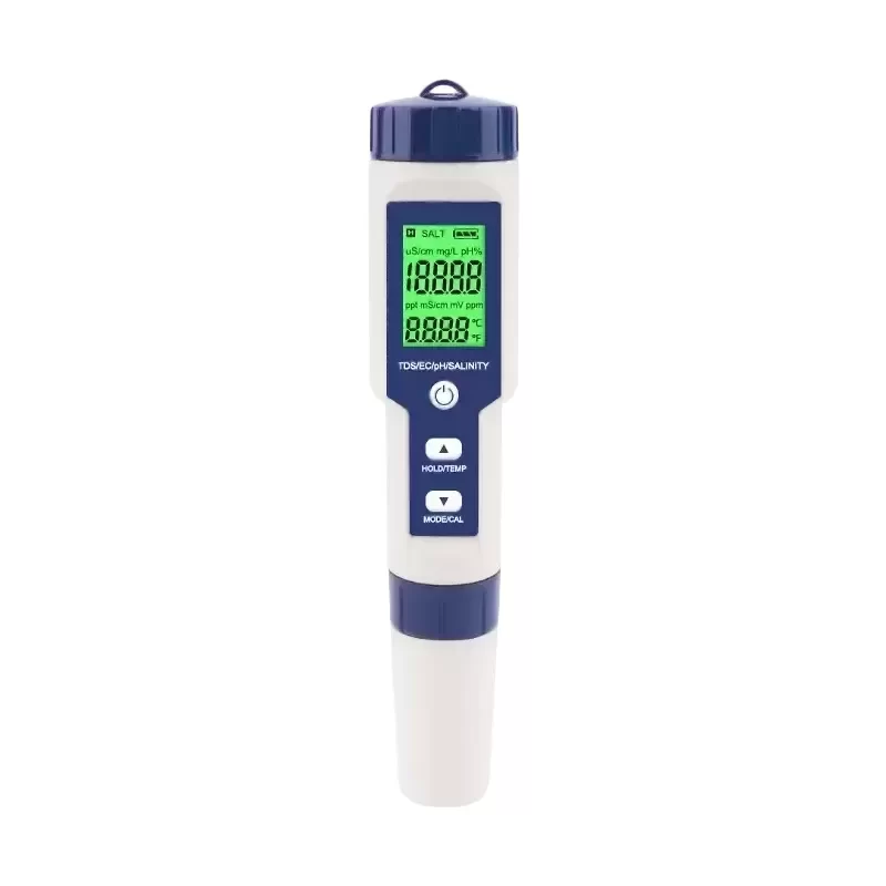 EZ9909 Water Quality Tester 5-in-1 Backlight Display