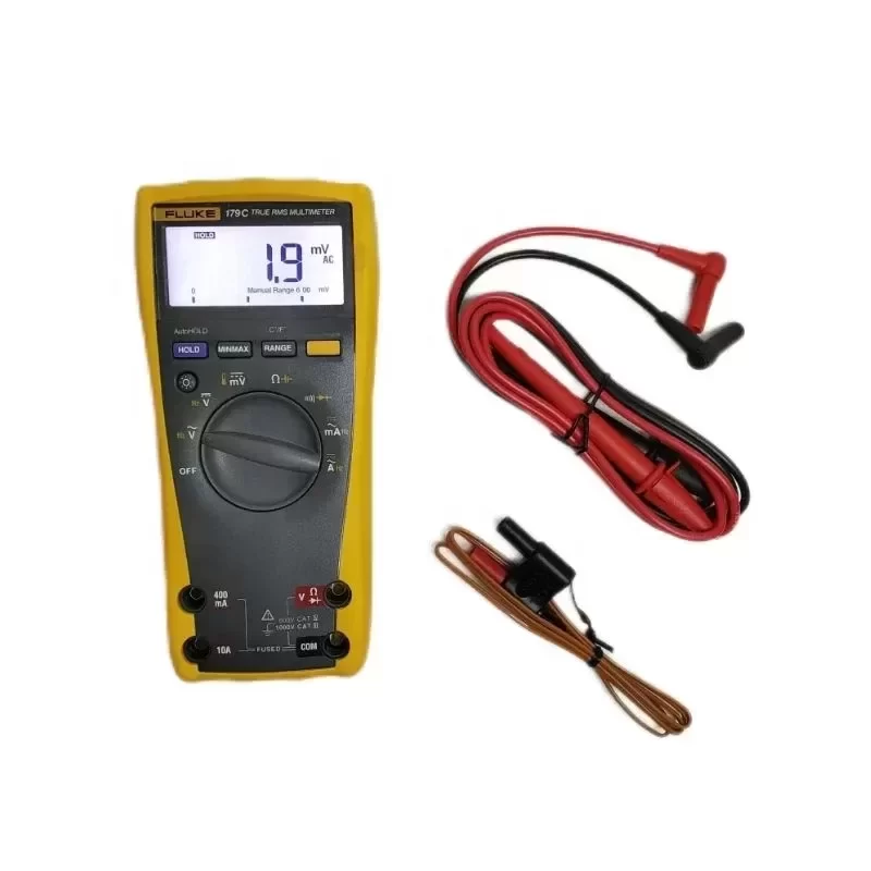Fluke 179 179C Digital Multimeter 6000 Count DMM with Backlight Temperature Measurement