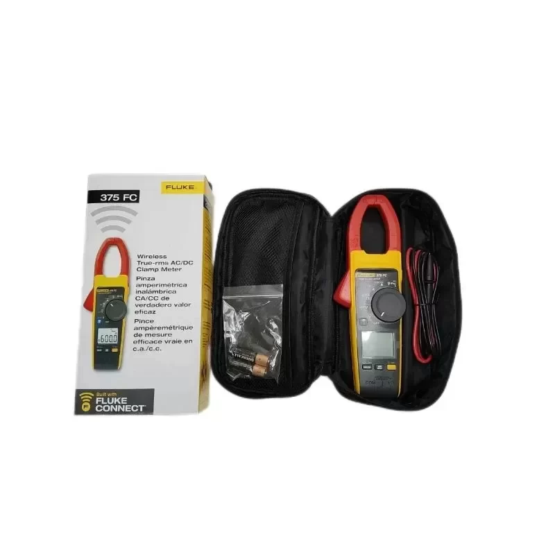 Fluke 375FC Digital Clamp Meter True RMS AC DC Current Measurement 376FC 374FC Series Fluke 375FC Digital Clamp Meter True RMS AC DC Current Measurement 376FC 374FC Series