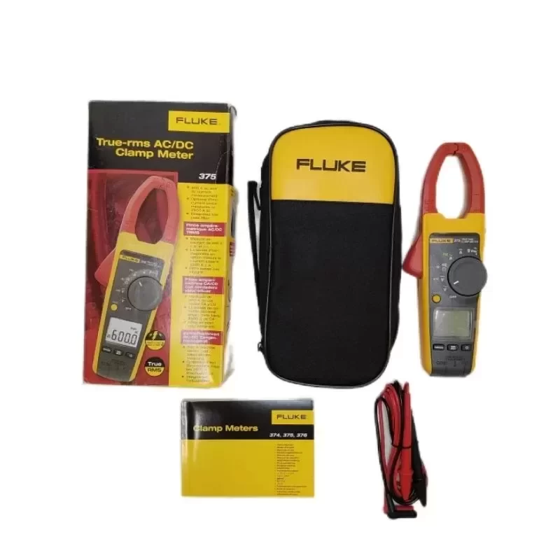 Fluke 375FC Digital Clamp Meter True RMS AC DC Current Measurement 376FC 374FC Series Fluke 375FC Digital Clamp Meter True RMS AC DC Current Measurement 376FC 374FC Series