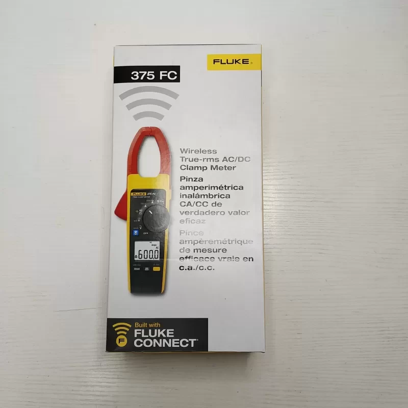 Fluke 375FC Digital Clamp Meter True RMS AC DC Current Measurement 376FC 374FC Series Fluke 375FC Digital Clamp Meter True RMS AC DC Current Measurement 376FC 374FC Series