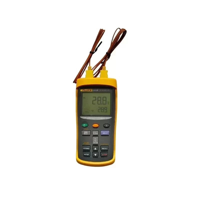 Fluke 54-2 Dual Probe Thermocouple Digital Thermometer with Data Logging 54 II B Made of Durable Plastic Fluke 54-2 Dual Probe Thermocouple Digital Thermometer with Data Logging 54 II B Made of Durable Plastic