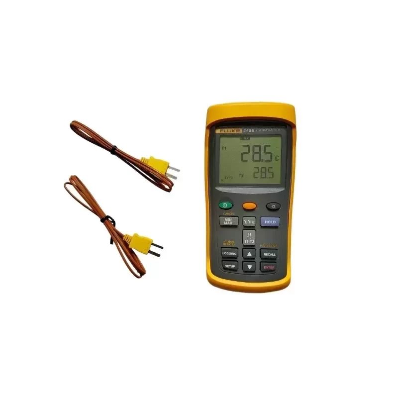 Fluke 54-2 Dual Probe Thermocouple Digital Thermometer with Data Logging 54 II B Made of Durable Plastic