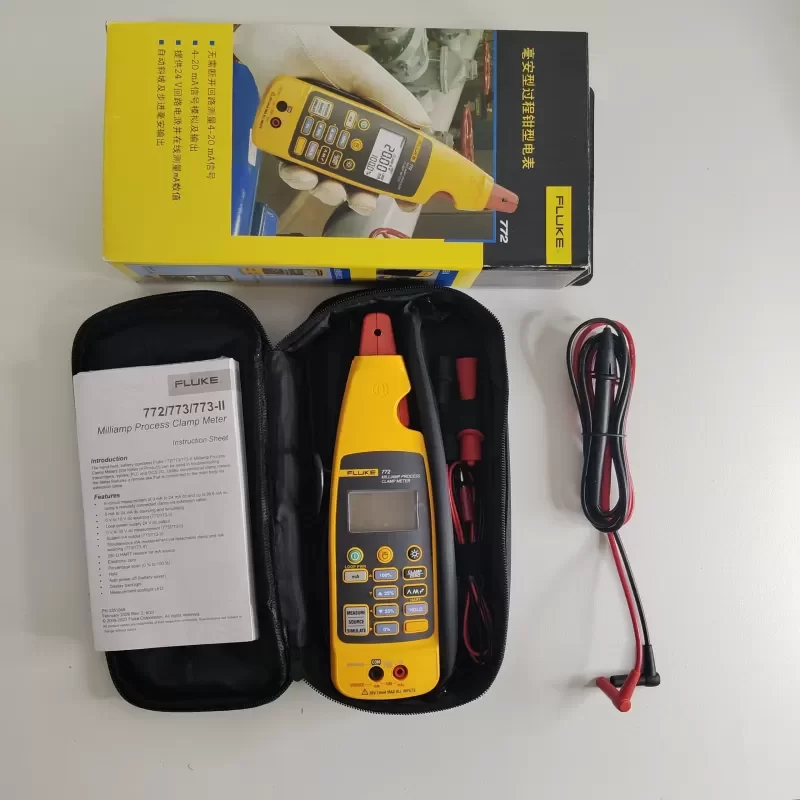Fluke 771 Digital Clamp Meter for Measuring DC Current Milliamperes Process Clamp Meter 772 773 Fluke 771 Digital Clamp Meter for Measuring DC Current Milliamperes Process Clamp Meter 772 773