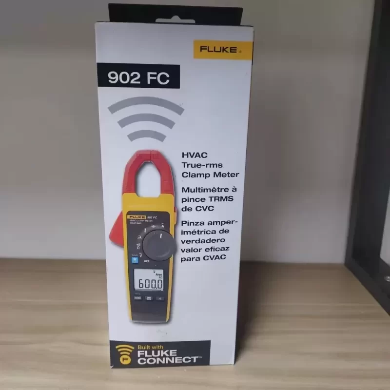 Fluke 902FC Wireless Digital Clamp Meter Measures DC Current CAT III 600V CAT IV 300V Fluke 902FC Wireless Digital Clamp Meter Measures DC Current CAT III 600V CAT IV 300V