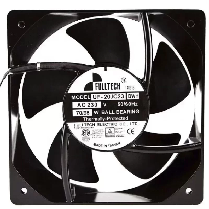 Fulltech UF-20JC23BTH BWH 230V AC Cabinet Cooling Fan