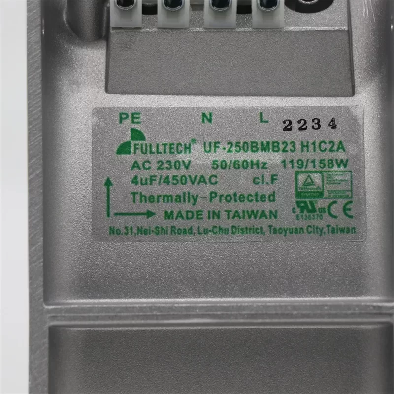 FULLTECH UF-250BMB23-H1C2A 280x80mm 230V AC Axial Fan FULLTECH UF-250BMB23-H1C2A 280x80mm 230V AC Axial Fan