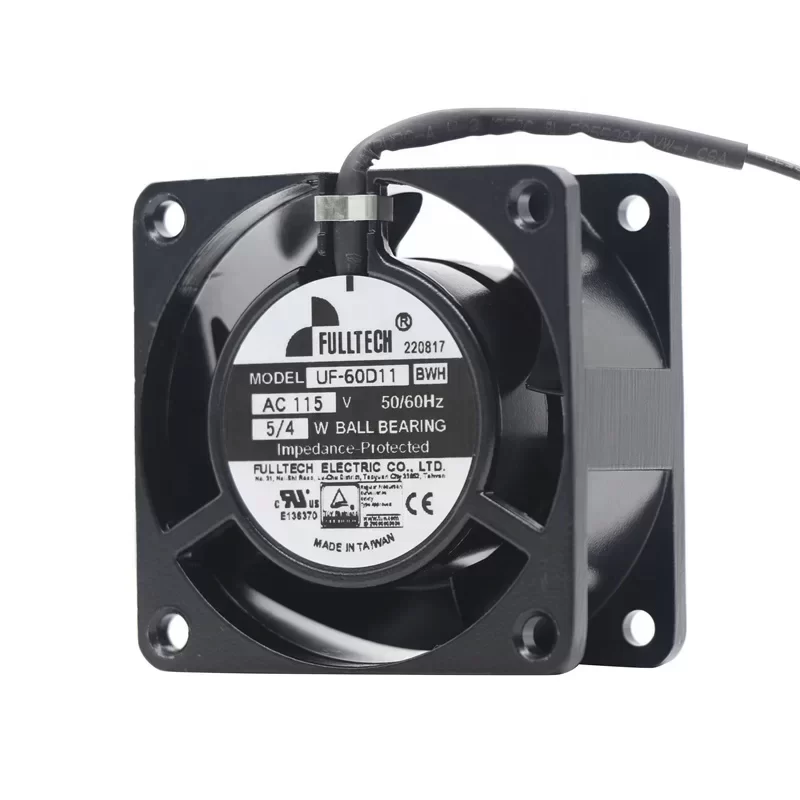 Fulltech UF-60D11BWH 115V AC 60x60x30mm Axial Flow Fan Fulltech UF-60D11BWH 115V AC 60x60x30mm Axial Flow Fan