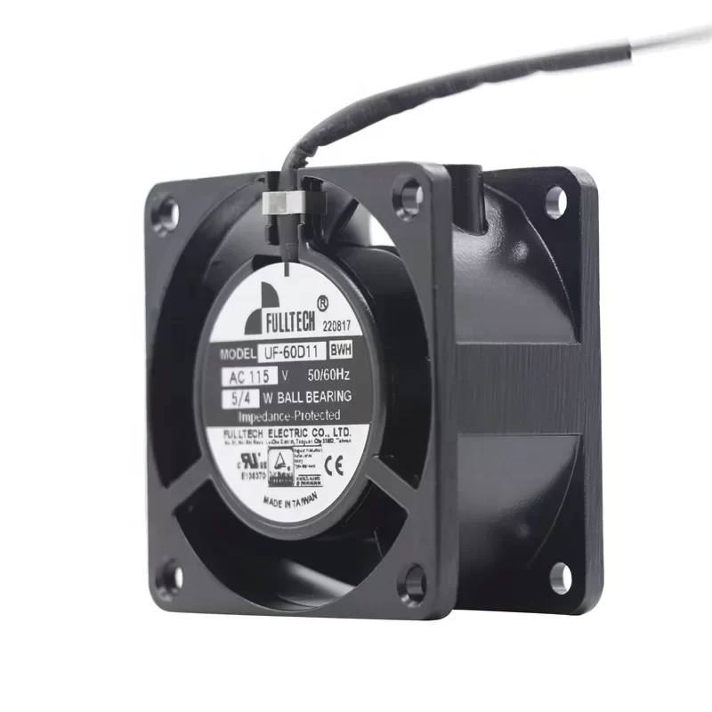Fulltech UF-60D11BWH 115V AC 60x60x30mm Axial Flow Fan Fulltech UF-60D11BWH 115V AC 60x60x30mm Axial Flow Fan