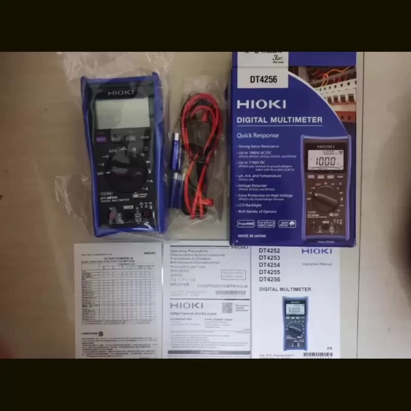 Hioki DT4256 Digital Multimeter 60 MA to 10 a Direct Input Hioki DT4256 Digital Multimeter 60 MA to 10 a Direct Input