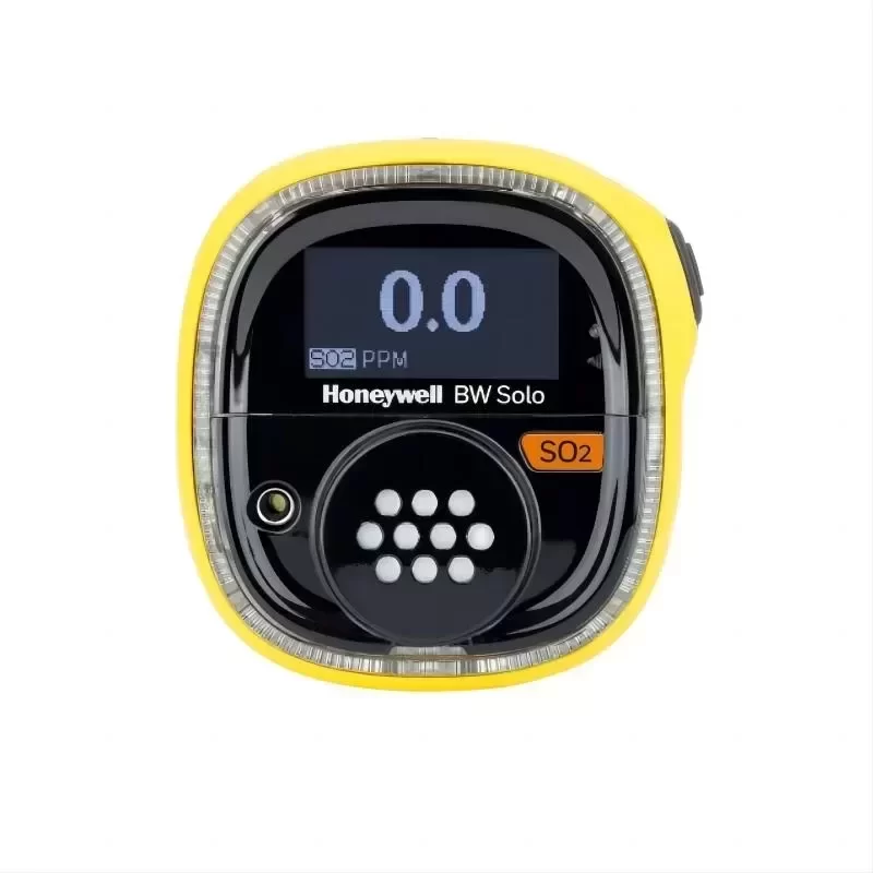 Honeywell BW Solo Single-Gas Detector with Bluetooth and Yellow Housing SO2 0 to 100 Ppm