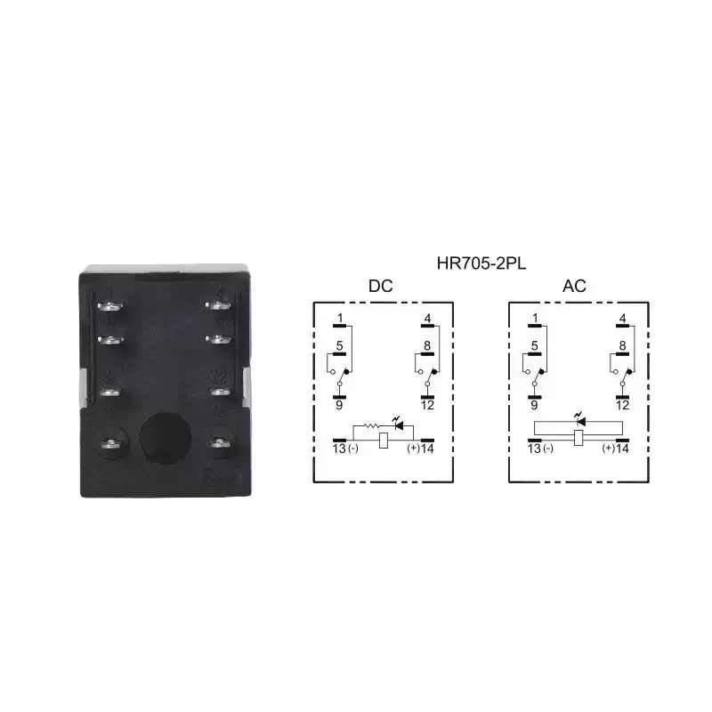 KACON HR705-2PL Series 2A+2B/4A+4B 5A Intermediate Relays KACON HR705-2PL Series 2A+2B/4A+4B 5A Intermediate Relays