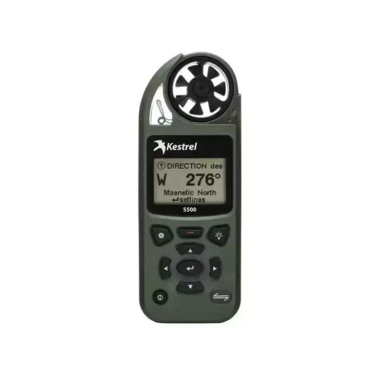 Kestrel 5500 Weather Meter with 3% Accuracy Measures Wind Speed (0.6-40 M/s) Temperature Humidity Pressure Wind Direction