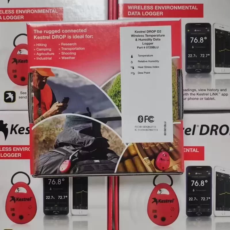 Kestrel DROP D2 Blue Wireless Temperature/Humidity Data Logger Kestrel DROP D2 Blue Wireless Temperature/Humidity Data Logger
