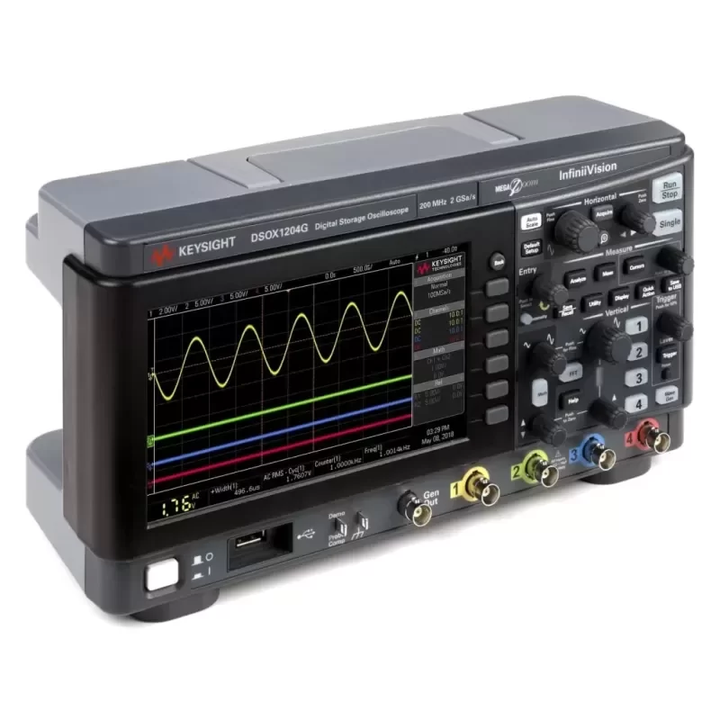 Keysight DSOX1204G 70 MHz 4-Channel Digital Oscilloscope with 20 MHz Function Generator Keysight DSOX1204G 70 MHz 4-Channel Digital Oscilloscope with 20 MHz Function Generator