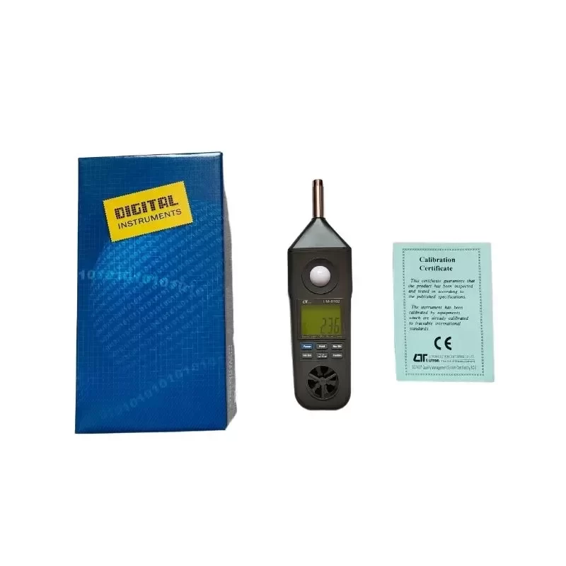 Lutron LM-8102 5-in-1 Anemometer Sound Level Meter Humidity Meter Light Meter Thermometer Lutron LM-8102 5-in-1 Anemometer Sound Level Meter Humidity Meter Light Meter Thermometer