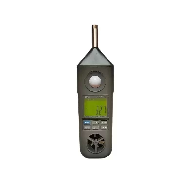 Lutron LM-8102 5-in-1 Anemometer Sound Level Meter Humidity Meter Light Meter Thermometer
