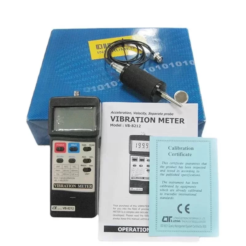 LUTRON VB-8212 Vibration Meter VB-8200 High Precision Vibration Tester LUTRON VB-8212 Vibration Meter VB-8200 High Precision Vibration Tester
