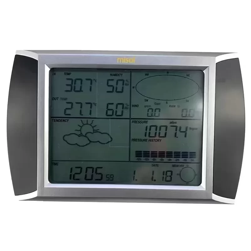 MISOL 1080 Wireless Weather Station Wireless Transmission Data Storage Temperature Humidity Wind Speed Wind Direction Rainfall MISOL 1080 Wireless Weather Station Wireless Transmission Data Storage Temperature Humidity Wind Speed Wind Direction Rainfall