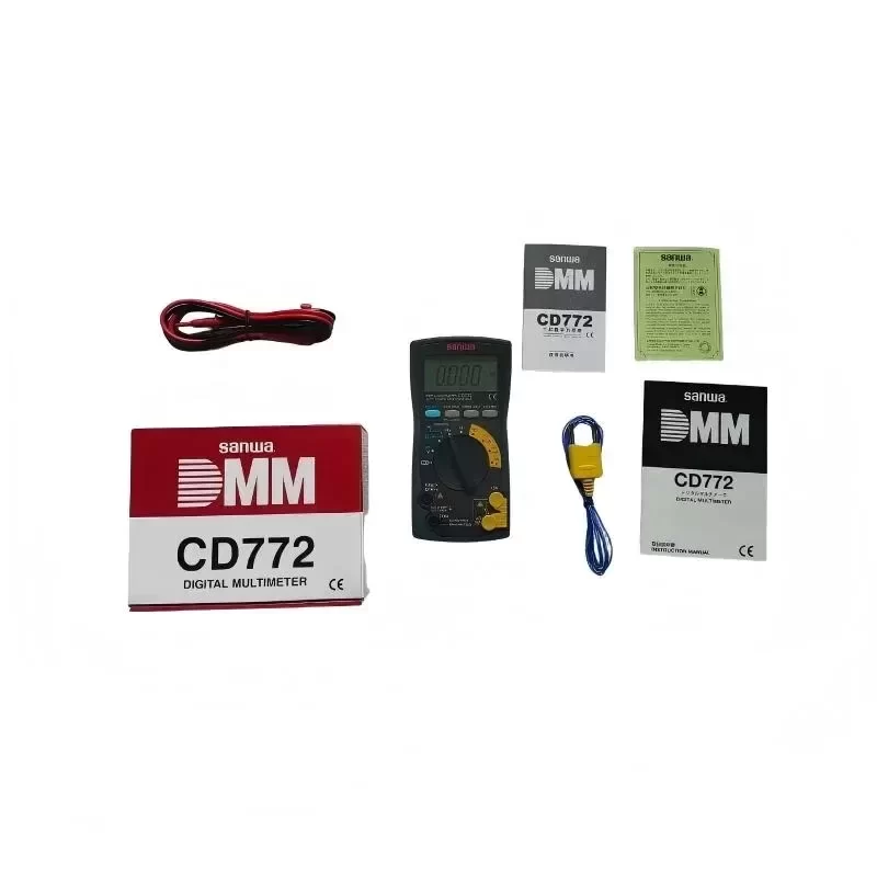 Sanwa CD772 Digital Multimeter with Backlight Temperature Measurement Device Sanwa CD772 Digital Multimeter with Backlight Temperature Measurement Device