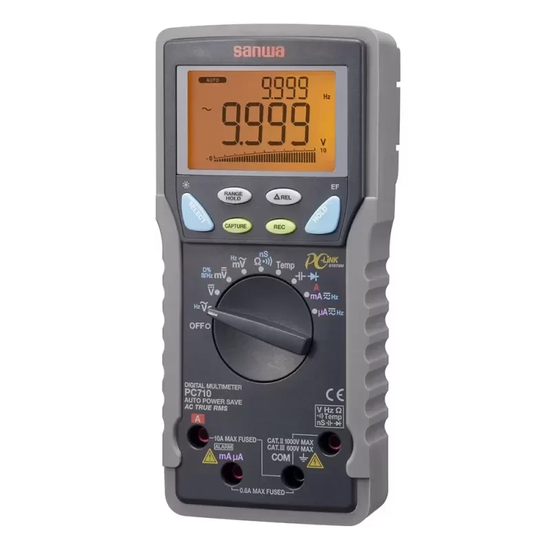 Sanwa PC710 Portable Digital Multimeter True RMS with Multi-Function PC700 PC720M PC773 Alternatives Sanwa PC710 Portable Digital Multimeter True RMS with Multi-Function PC700 PC720M PC773 Alternatives