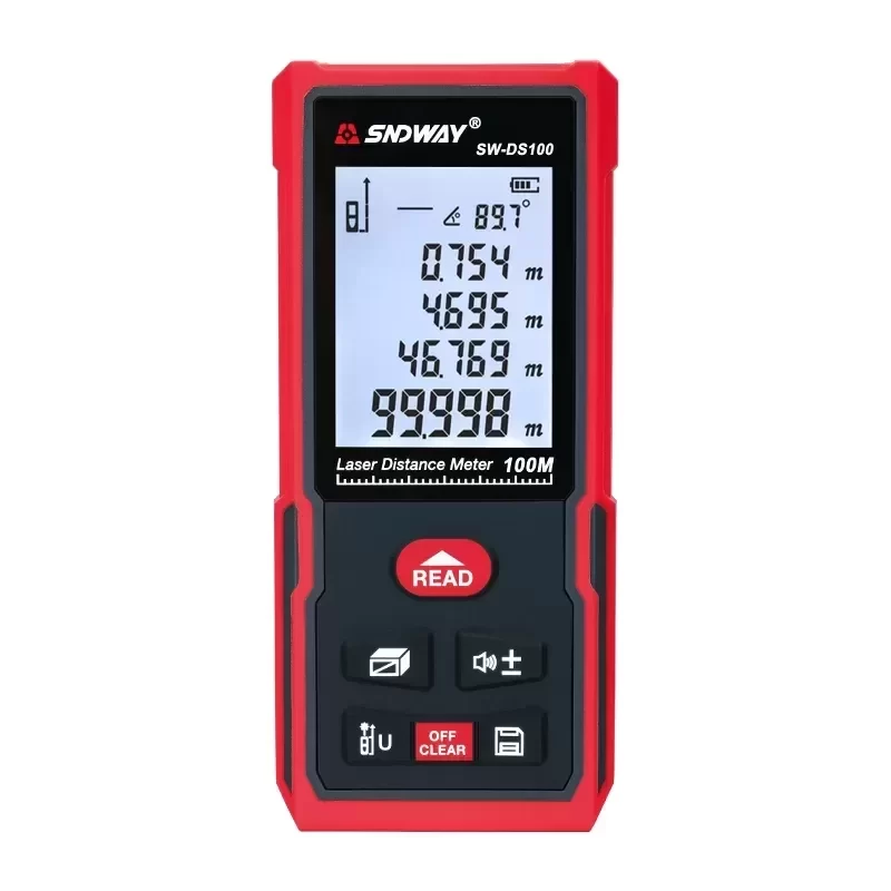 SNDWAY SW-DS50 Laser Rangefinder Electronic Angle Level SNDWAY SW-DS50 Laser Rangefinder Electronic Angle Level