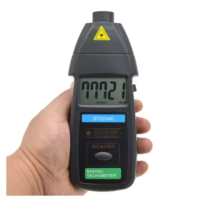 TD2234C Digital Laser Photo Tachometer Non Contact RPM Tach TD2234C Digital Laser Photo Tachometer Non Contact RPM Tach