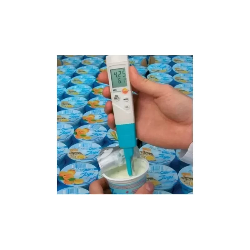 Testo 206 Compact pH Tester for Semi-Solid Substances PH2 Testo 206 Compact pH Tester for Semi-Solid Substances PH2