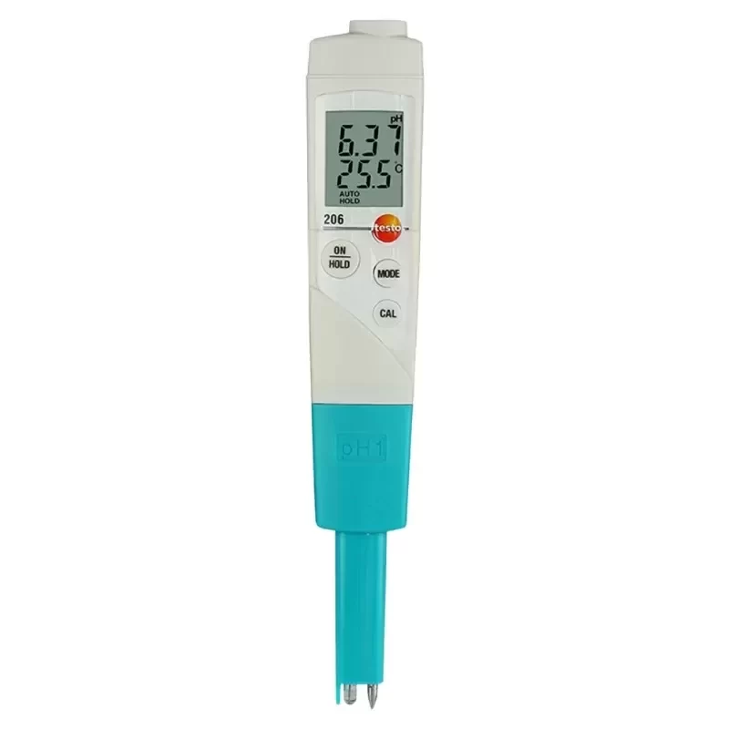 Testo 206 Compact pH Tester for Semi-Solid Substances PH2 Testo 206 Compact pH Tester for Semi-Solid Substances PH2