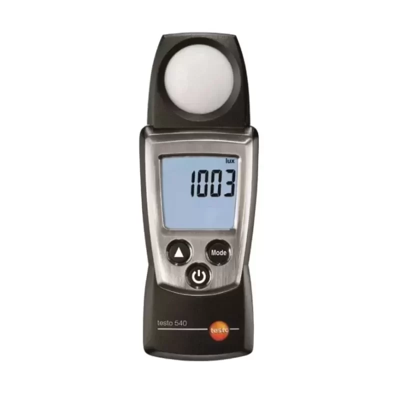 Testo 540 Electronic Light Meter 0-99 999 LUX with 2 AAA Batteries