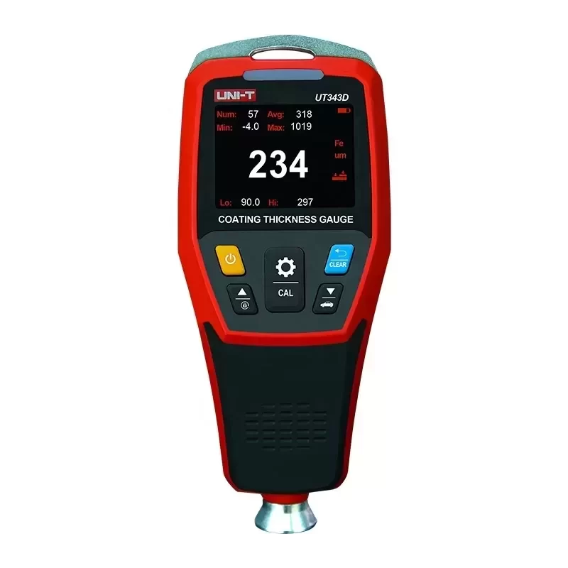 UNI-T UT343D Coating Thickness Gauge Measures Ferrous and Non-Ferrous Materials