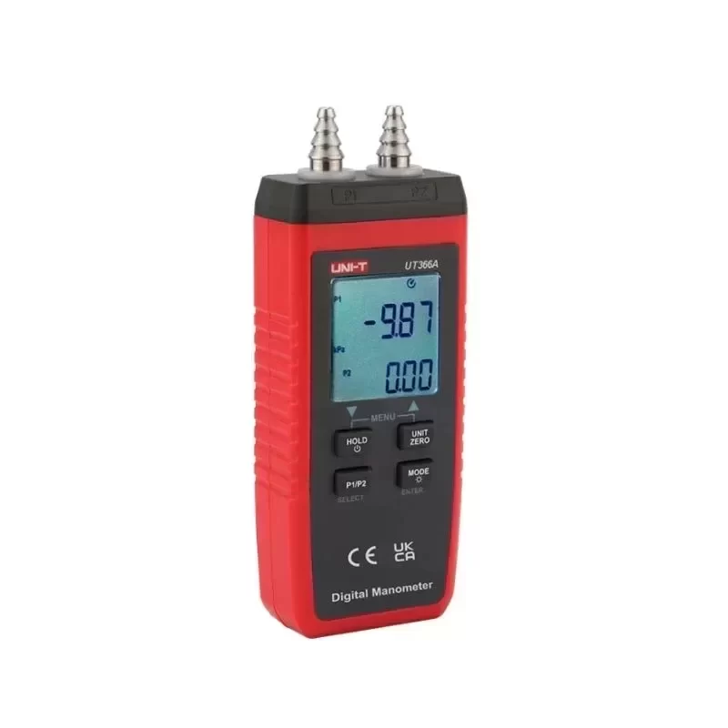 UNI-T UT366A Pressure Measuring Instrument Digital Pressure Gauge for Duct and air Velocity Measurement