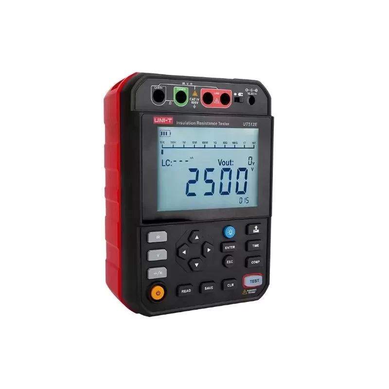 UNI-T UT512E Digital Insulation Resistance Tester 2.5KV Insulation Test with Display UNI-T UT512E Digital Insulation Resistance Tester 2.5KV Insulation Test with Display