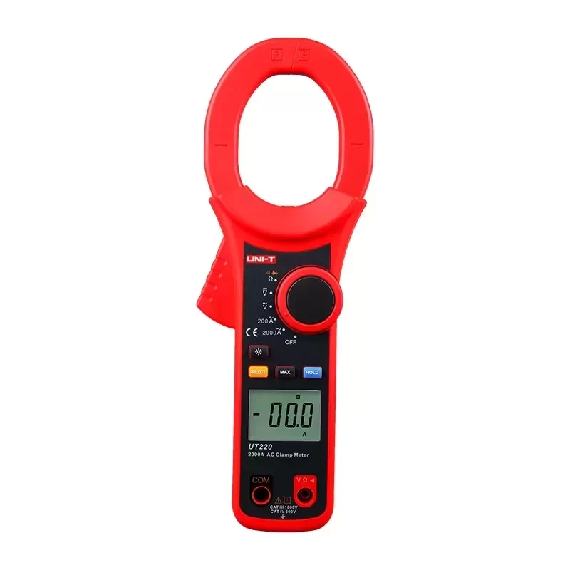UT221 UNI-T 63mm Jaw Opening DC AC 2000A Digital Clamp Meter