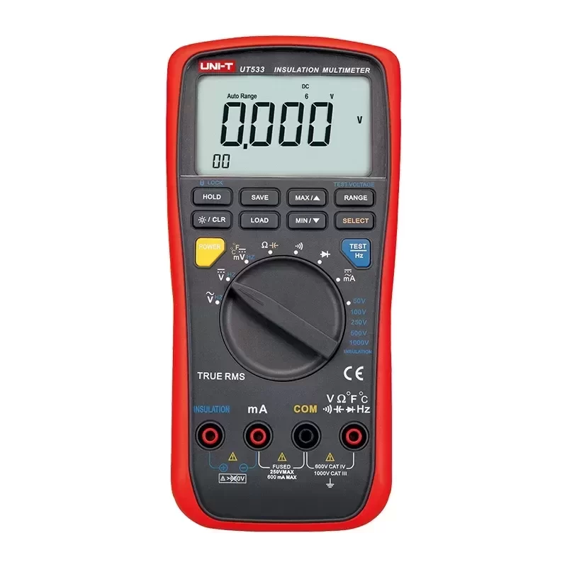 UT533 Uni-T Digital Multimeter Insulation Resistance Meter UT533 Uni-T Digital Multimeter Insulation Resistance Meter